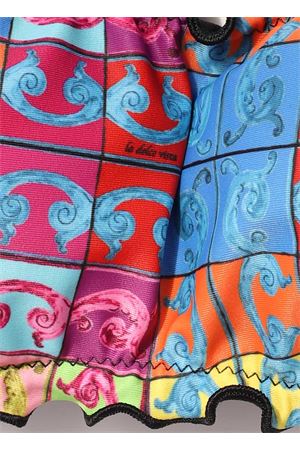 Bandeau bikini with colored majolica La Dolce Vista x Mané Capri | FASCIAMAIOLICHEMULTIMULTI